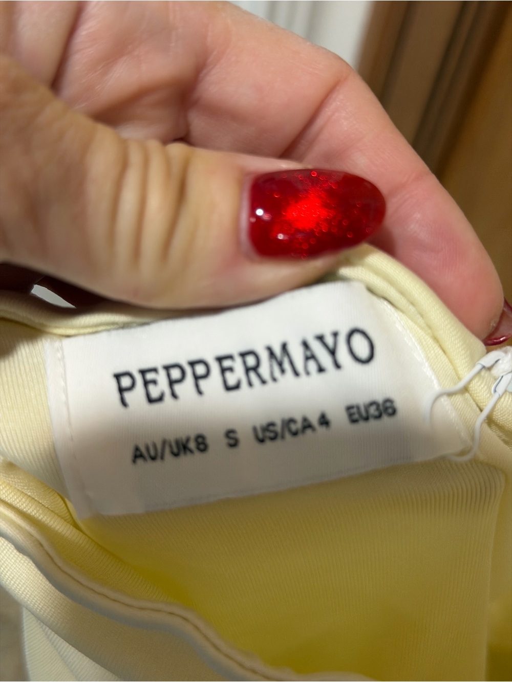 Peppermayo Yellow Diego Halter Top - Picture 5 of 5